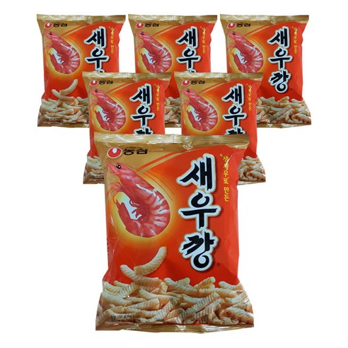 농심 새우깡, 180g, 6개입