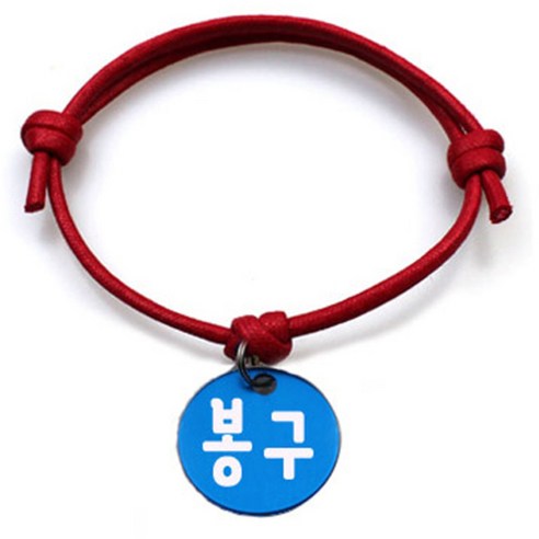 펫츠룩 굿모닝 레드 반려동물 목걸이 S + 알미늄 원형 팬던트 M, 블루(봉구), 1개