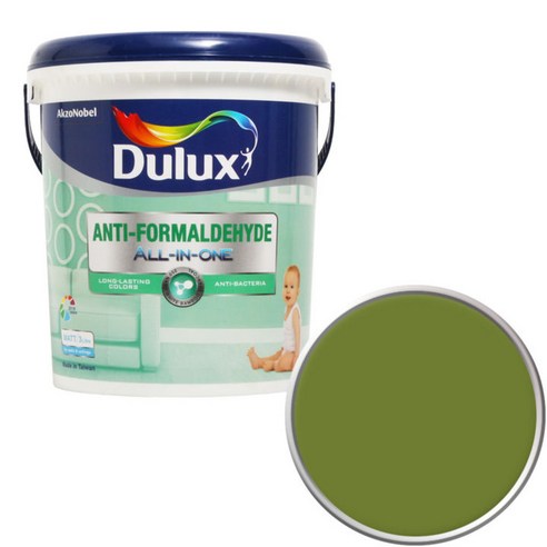 듀럭스 안티 포름알데히드 올인원 페인트 3L, Calypso Green