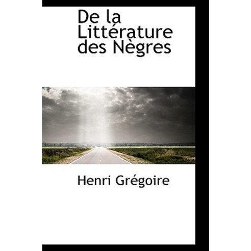 de La Litt Rature Des N Gres Hardcover, BiblioLife - 가격 변동 추적 그래프 - 역대가