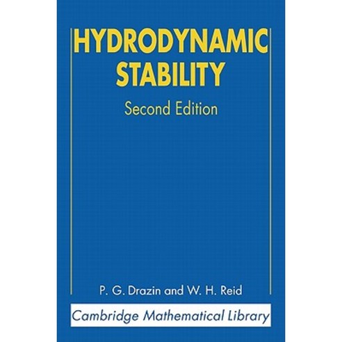 Hydrodynamic Stability Paperback, Cambridge University Press