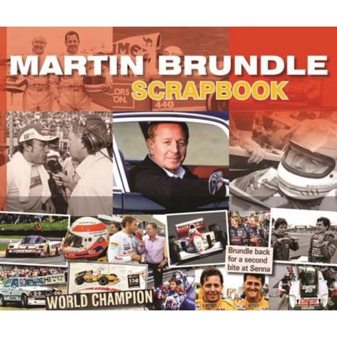 Martin Brundle Scrapbook Hardcover, Porter Press