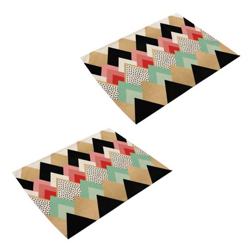 아울리빙 칼라믹스 식탁매트 2p, H, 42 x 32 cm, 2개