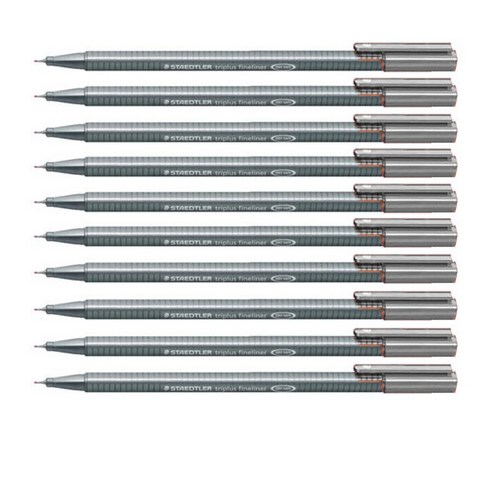 스테들러 트리플러스 화인라이너 334 수성펜 0.3mm, 82, 10개입