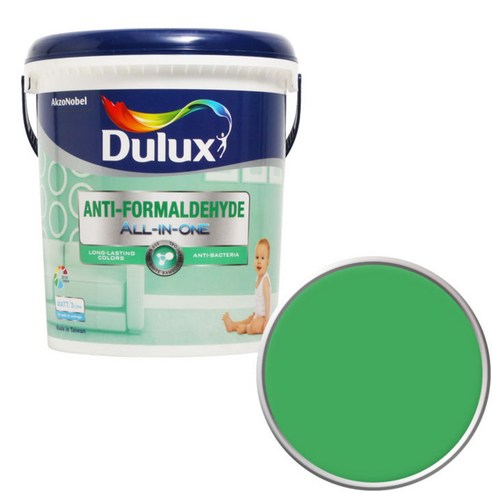 듀럭스 안티 포름알데히드 올인원 페인트 3L, Ogre Green