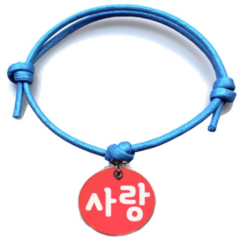 펫츠룩 굿모닝 블루 반려동물 목걸이 M + 알미늄원형 팬던트 S, 레드(사랑), 1개