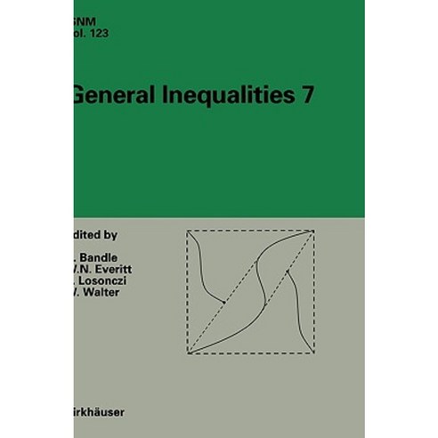 General Inequalities 7: 7th International Conference at Oberwolfach November 13-18 1995 Hardcover, Birkhauser