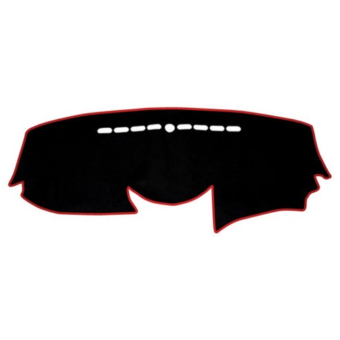 이모션 펠트 논슬립 3D 입체설계 대쉬보드 커버 쉐보레, 올란도, 블랙 + 레드 테두리