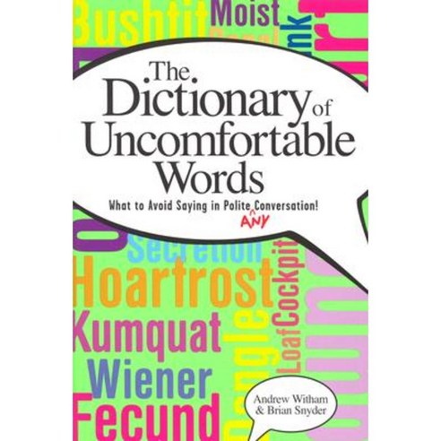Dictionary of Uncomfortable Words: What to Avoid Saying in Polite (or Any) Conversation Hardcover, Cumberland House Publishing