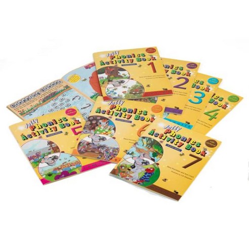 Jolly Phonics Activity Books 1-7 (in Print Letters) Paperback, Jolly Learning Ltd.
