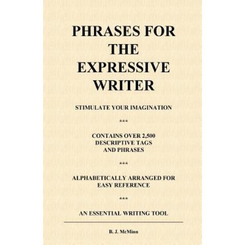 Phrases for the Expressive Writer Paperback, Createspace