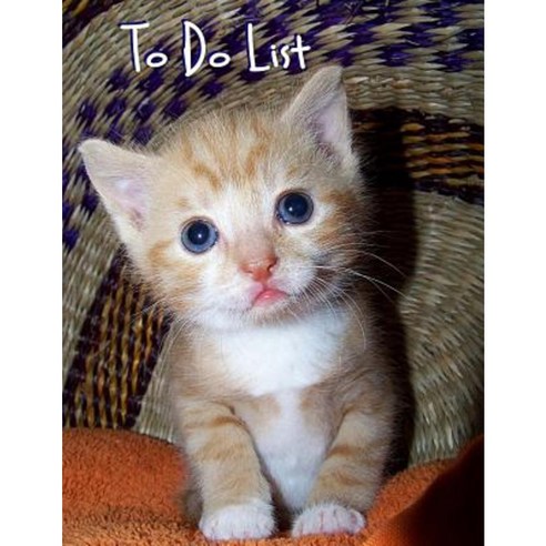 To Do List: Kitten Paperback, Createspace