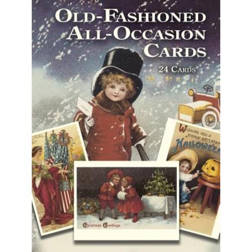 Old-Fashioned All-Occasion Cards: 24 Cards Paperback, Dover Publications