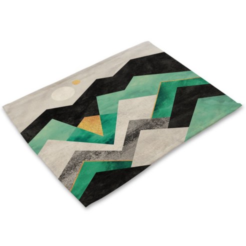 아울리빙 사이버 디자인 식탁매트, M, 42 x 32 cm