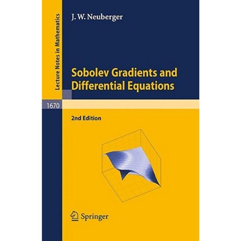 Sobolev Gradients and Differential Equations Paperback, Springer