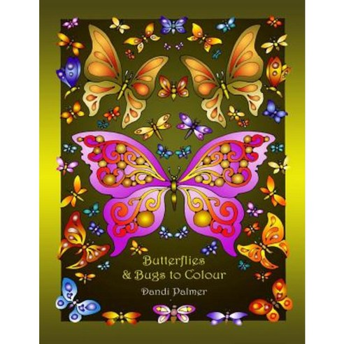 Butterflies and Bugs to Colour Paperback, Dodo Books
