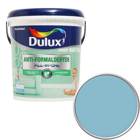 듀럭스 안티 포름알데히드 올인원 페인트3L, Blue Dahlfa