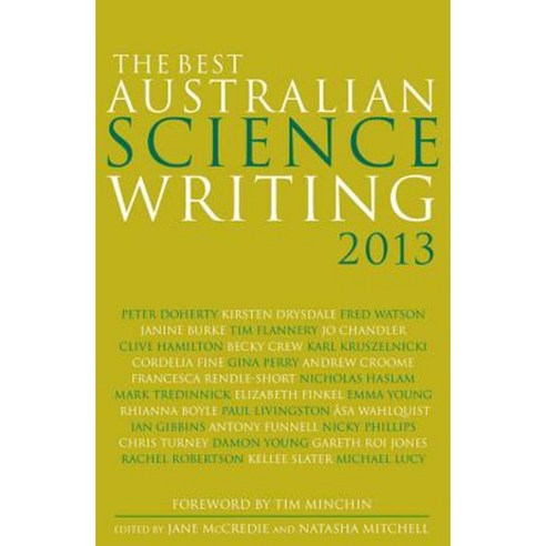 The Best Australian Science Writing 2013 Paperback, University of New South Wales Press
