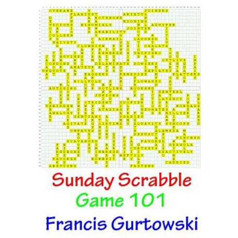 Sunday Scrabble Game 101 Paperback, Createspace Independent Publishing Platform