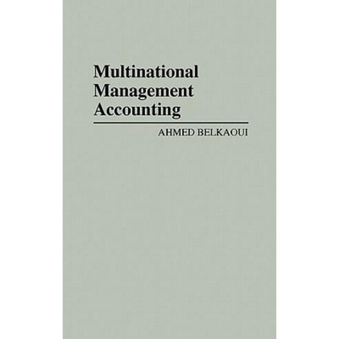 Multinational Management Accounting Hardcover, Quorum Books - 가격 변동 추적 ...