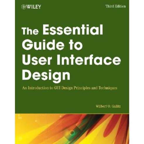 The Essential Guide to User Interface Design: An Introduction to GUI Design Principles and Techniques Paperback, Wiley