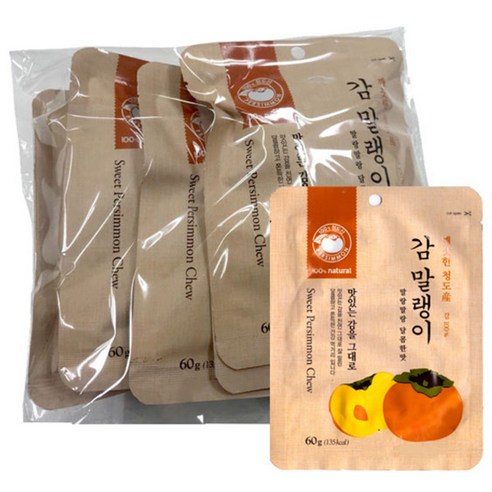 한울푸드 감 말랭이, 60g, 5개