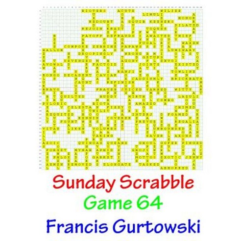 Sunday Scrabble Game 64 Paperback, Createspace Independent Publishing Platform