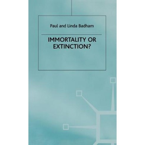 Immortality or Extinction? Hardcover, Palgrave MacMillan