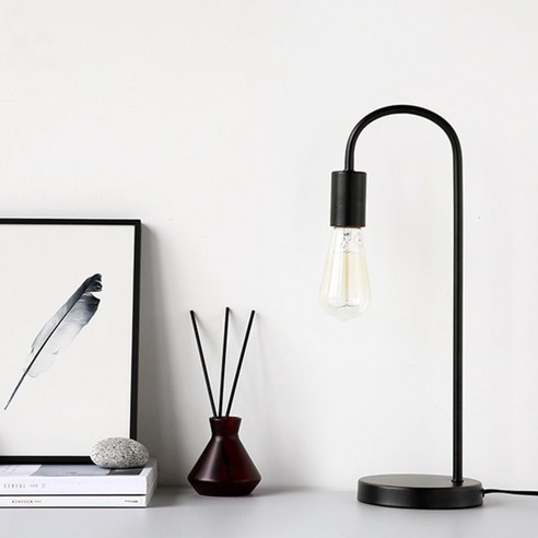 마켓비 STRIT 단스탠드 E26 KS2139T, 앤틱블랙