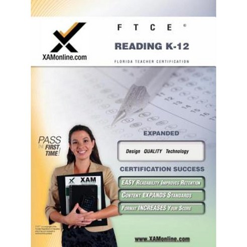 Ftce Reading K-12 Teacher Certification Test Prep Study Guide Paperback, Xamonline.com