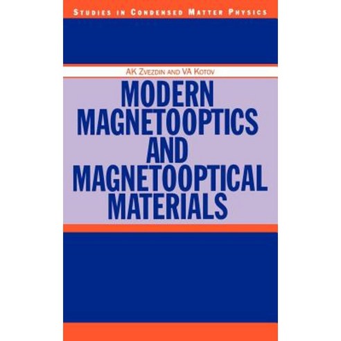 Modern Magnetooptics and Magnetooptical Materials Hardcover, Taylor & Francis Us