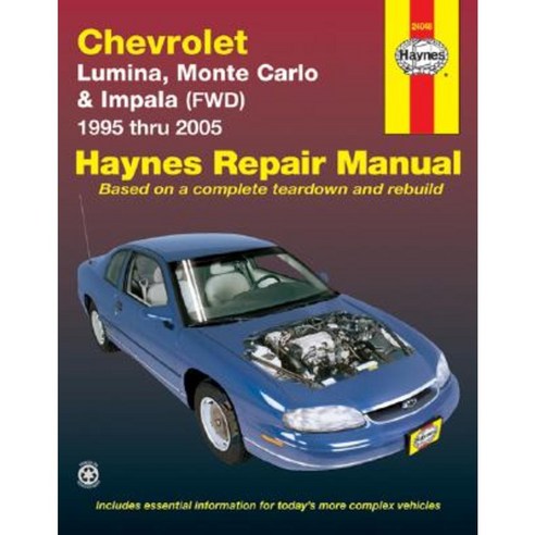 Chevrolet Lumina Monte Carlo & Front-Wheel Drive Impala Automotive Repair Manual Paperback, Haynes Publishing