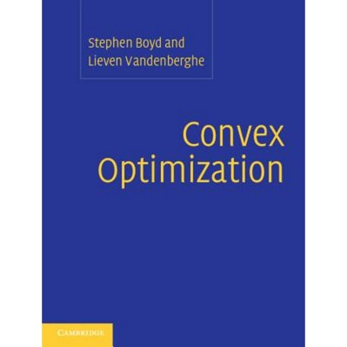 Convex Optimization Hardcover, Cambridge University Press