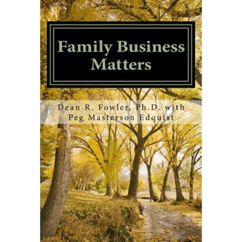 Family Business Matters Paperback, Createspace Independent Publishing Platform