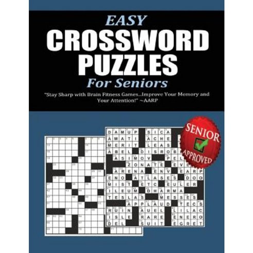 Easy Crossword Puzzles for Seniors Paperback, Createspace Independent Publishing Platform