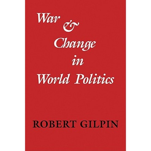 War and Change in World Politics Hardcover, Cambridge University Press