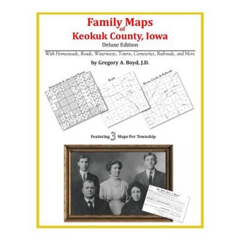 Family Maps of Keokuk County Iowa Paperback, Arphax Publishing Co.