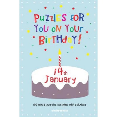 Puzzles for You on Your Birthday - 14th January Paperback, Createspace