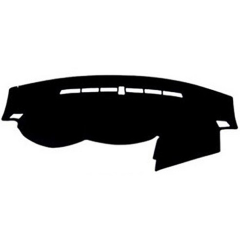 지티글로벌 다이아코트 벨벳 논슬립 대쉬보드커버 블랙베이스 기아자동차, K7(센터스피커 무), 블랙스티치