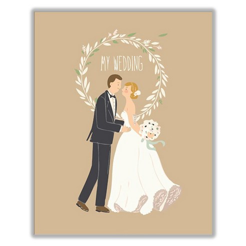 아트조이 DIY 명화 그리기 세트 40 x 50 cm 세로형, my wedding