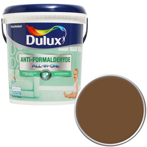듀럭스 안티 포름알데히드 올인원 페인트, Missisippi Mud, 3L, 1개