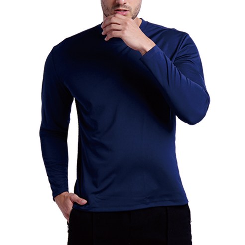 아르메데스 남성용 사계절 긴팔 쿨 티셔츠 JS-AR R-201