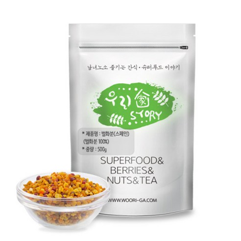 우리가스토리 스페인 벌화분 비폴렌, 500g, 1개