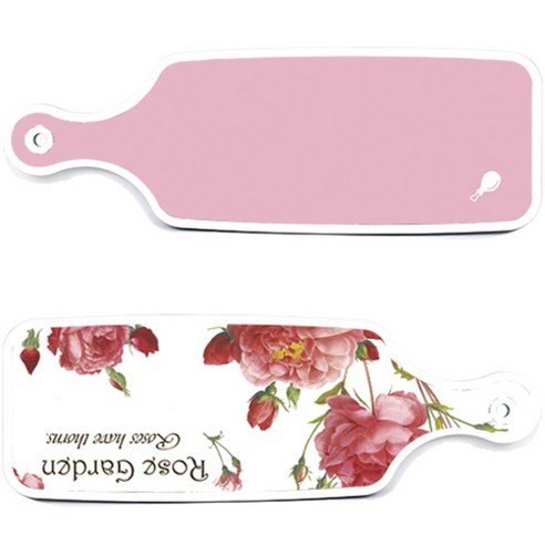 로엠디자인 서빙 도마 보드 2p Rose Garden 세트, Rose Garden, 분홍, 1세트