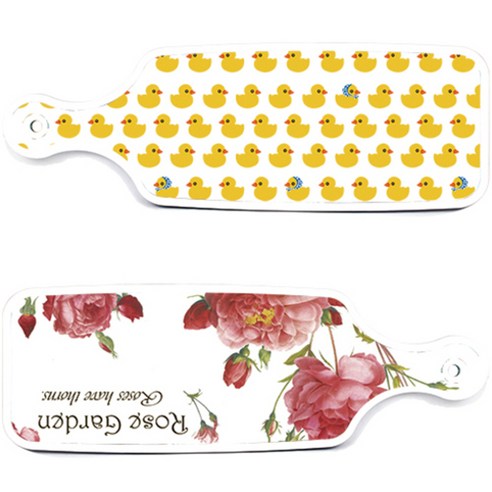 로엠디자인 서빙 도마 보드 2p Rose Garden 세트, Rose Garden, 오리, 1세트