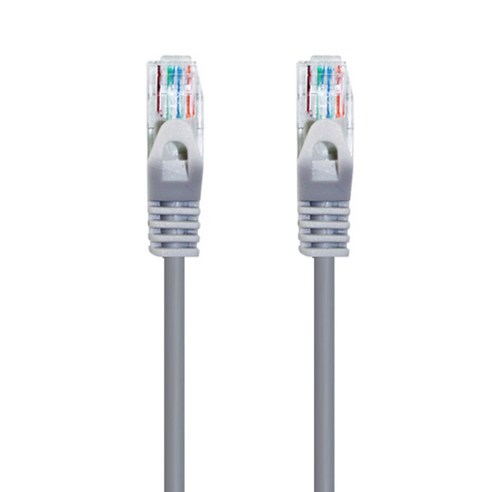 AVIVE CAT.6 UTP 랜케이블 AP-6UTP-5M, GREY, 2개, 5m