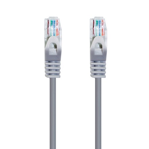 AVIVE 고급형 UTP 15m CAT5.E 랜선 케이블, 그레이, 2개