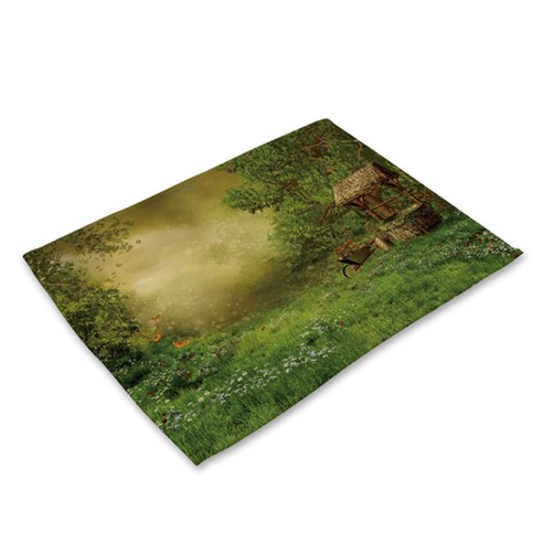 비케이 꿈 속 풍경 식탁매트, 9, 가로 42cm x 세로 32cm