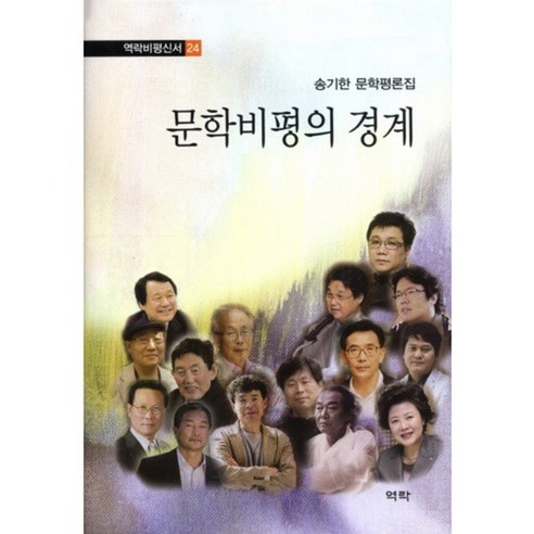 문학 비평의 경계-24(역락 비평 신서), 역락