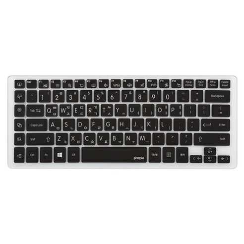 파인피아 LG 14U530 14UD530용 노트북 문자인쇄키스킨 LG04, 블랙, 1개